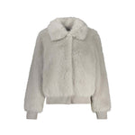 Guess Jeans Gray Polyester Jackets & Coat
