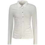 Guess Jeans White Polyester Shirt