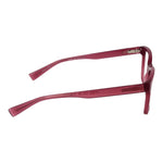Guess Purple Women Glasses Frame with full-rim design, square shape, plastic material, and 145mm temples.