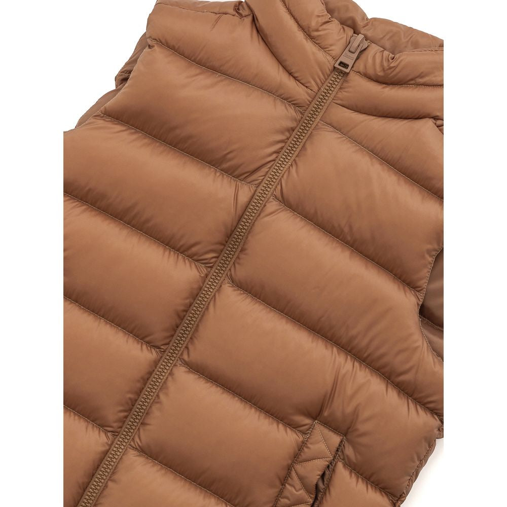 Herno Brown Polyamide Sleveless Jacket