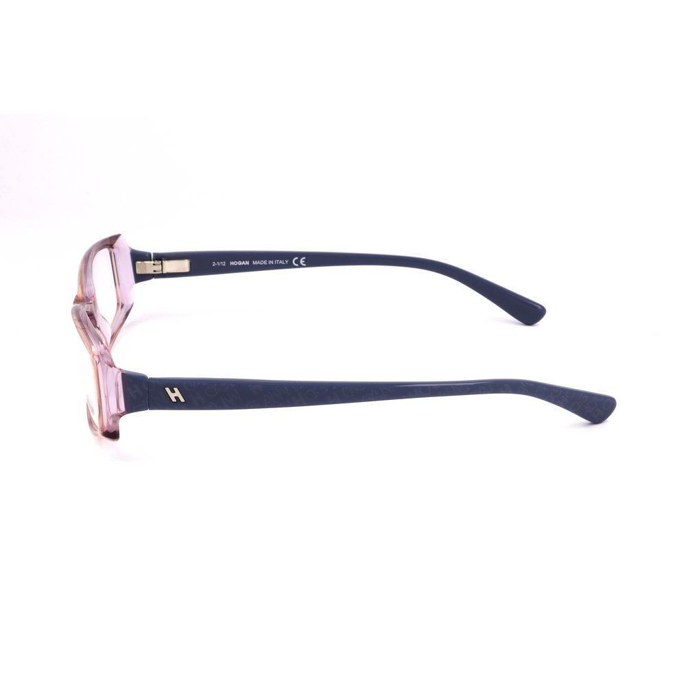 Side view of Hogan Purple Plastic Frames, lilac glasses for women, model HO5026080 with dimensions 54/16/135 mm.