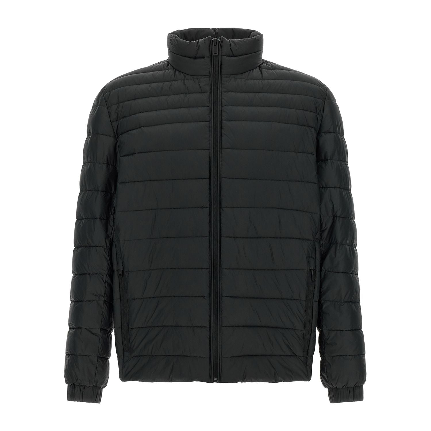 Hugo Boss Black Recycled Polyamide Full-Length Jacket