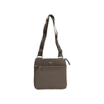 Hugo Boss Green Leather Messenger Bag with adjustable strap and embossed logo, crafted from quality leather for modern style and functionality.