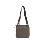 Hugo Boss Green Leather Messenger Bag with adjustable strap, minimalist design, and embossed BOSS logo for modern men