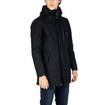 Hydra Clothing Black Nylon Jackets & Coat