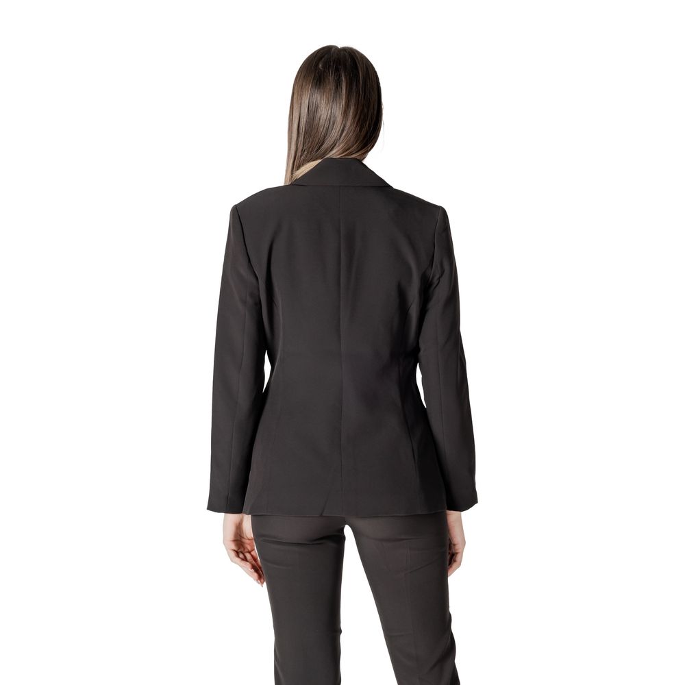 ICHI Black Polyester Blazer