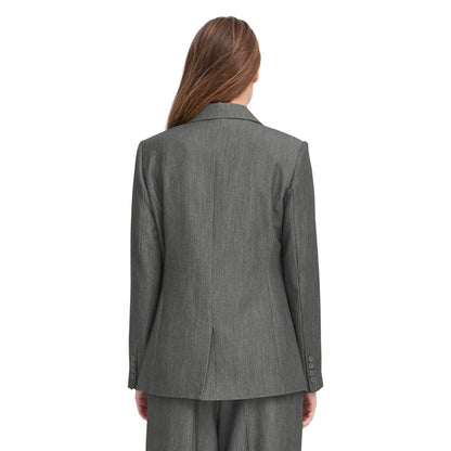 ICHI Gray Polyester Blazer 1728,71956299936,Blazers - Suits & Blazers - Clothing,Clothing,Gray,ICHI,IT36|XXS,IT38|XS,New with tags,Suits & Blazers - Clothing,Women