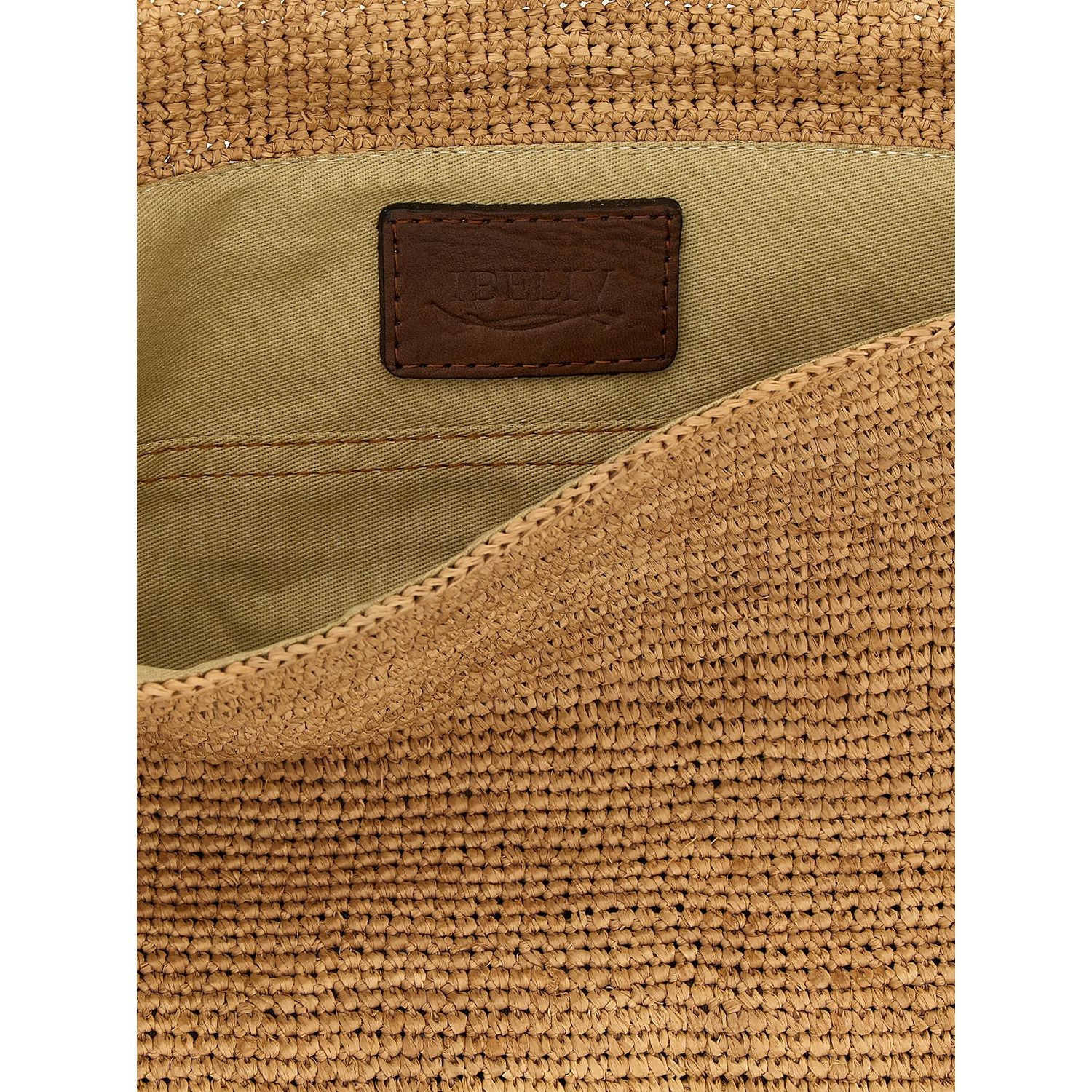 Ibeliv Beige Raffia Handbag