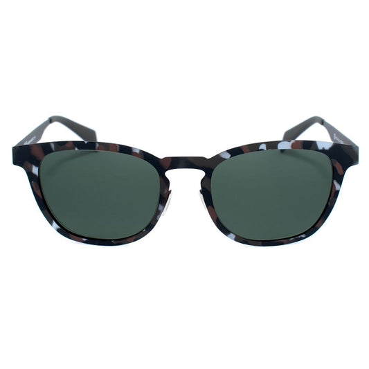 Italia Independent Bicolor Metal Sunglasses, unisex with brown and gray frame, Filter 2, measures 51/19/145 mm, stylish and modern design.