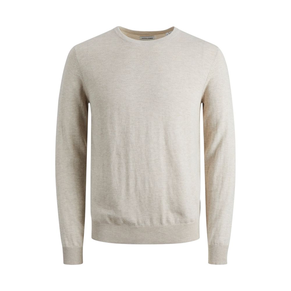 Jack Jones Beige Cotton Sweatshirt