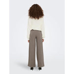 Jacqueline De Yong Brown Polyester Pant