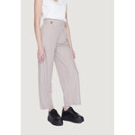 Jacqueline De Yong Gray Viscose Pant