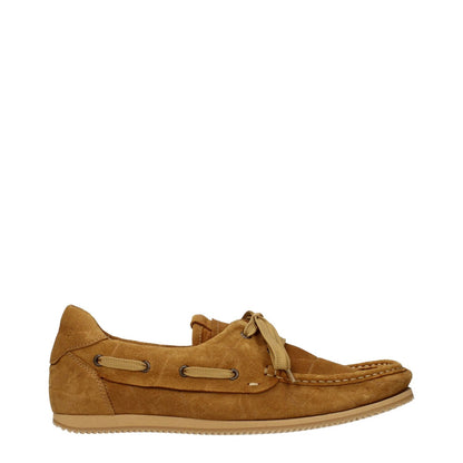 Jacquemus Brown Leather Slip-On Loafers with front and back logo, MPN 255FO1734355830, code F84882, suede texture.