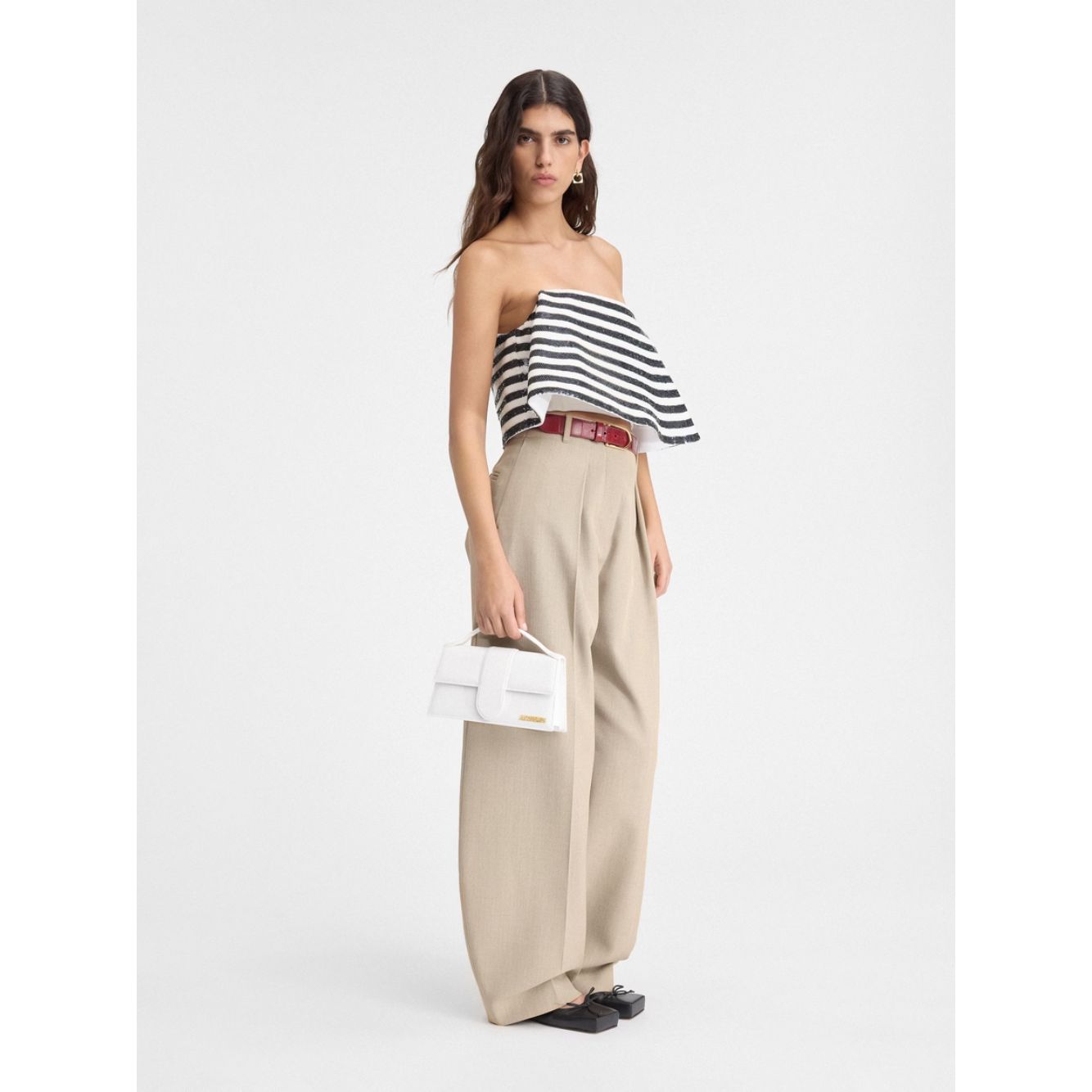 Jacquemus Le Grand Bambino White Bag
