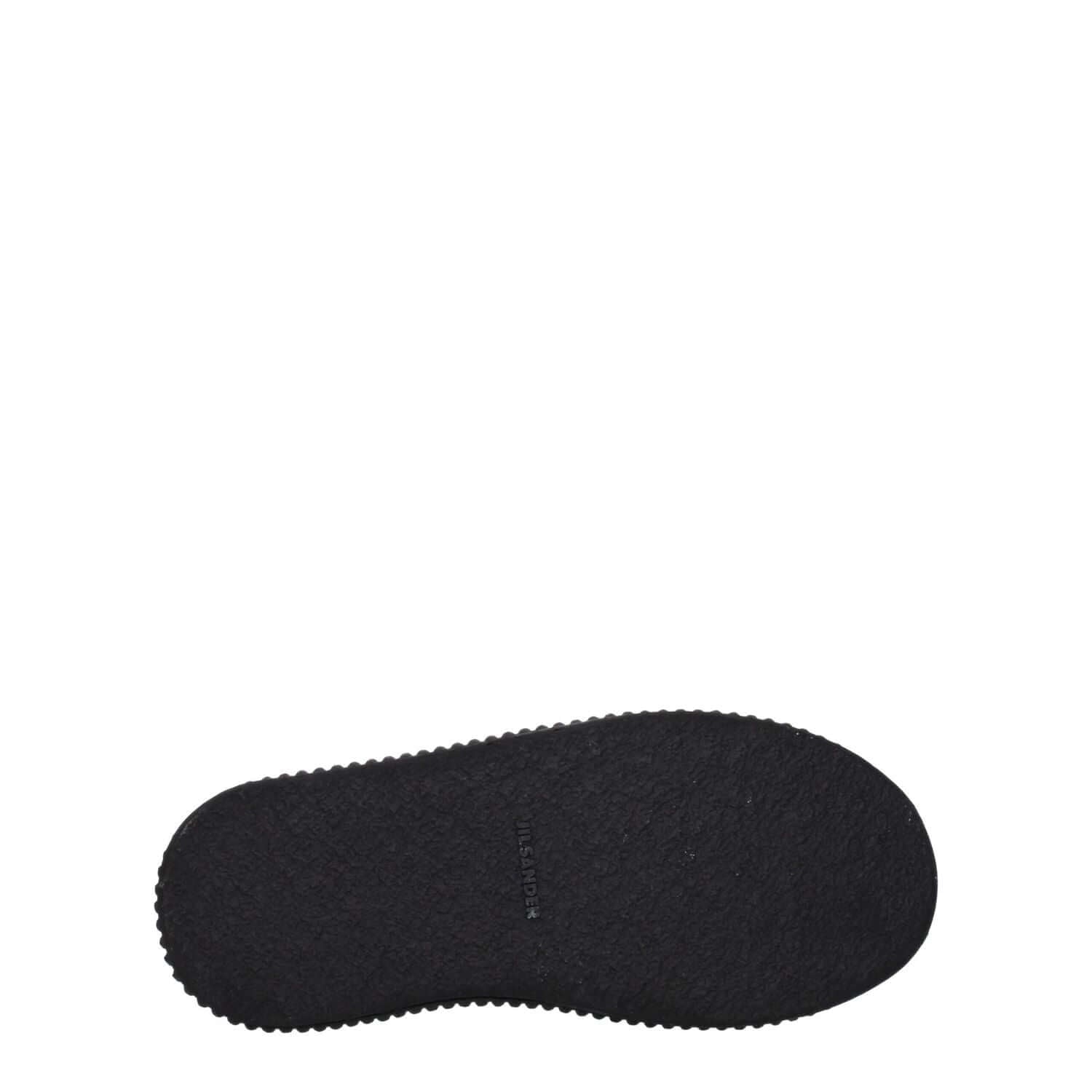 Jil Sander Black Fabric Chunky Sneakers