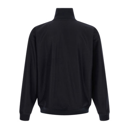 Jil Sander Blue Wool Full-Length Jacket
