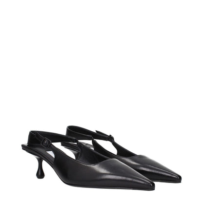 Jimmy Choo Black Leather Sandals