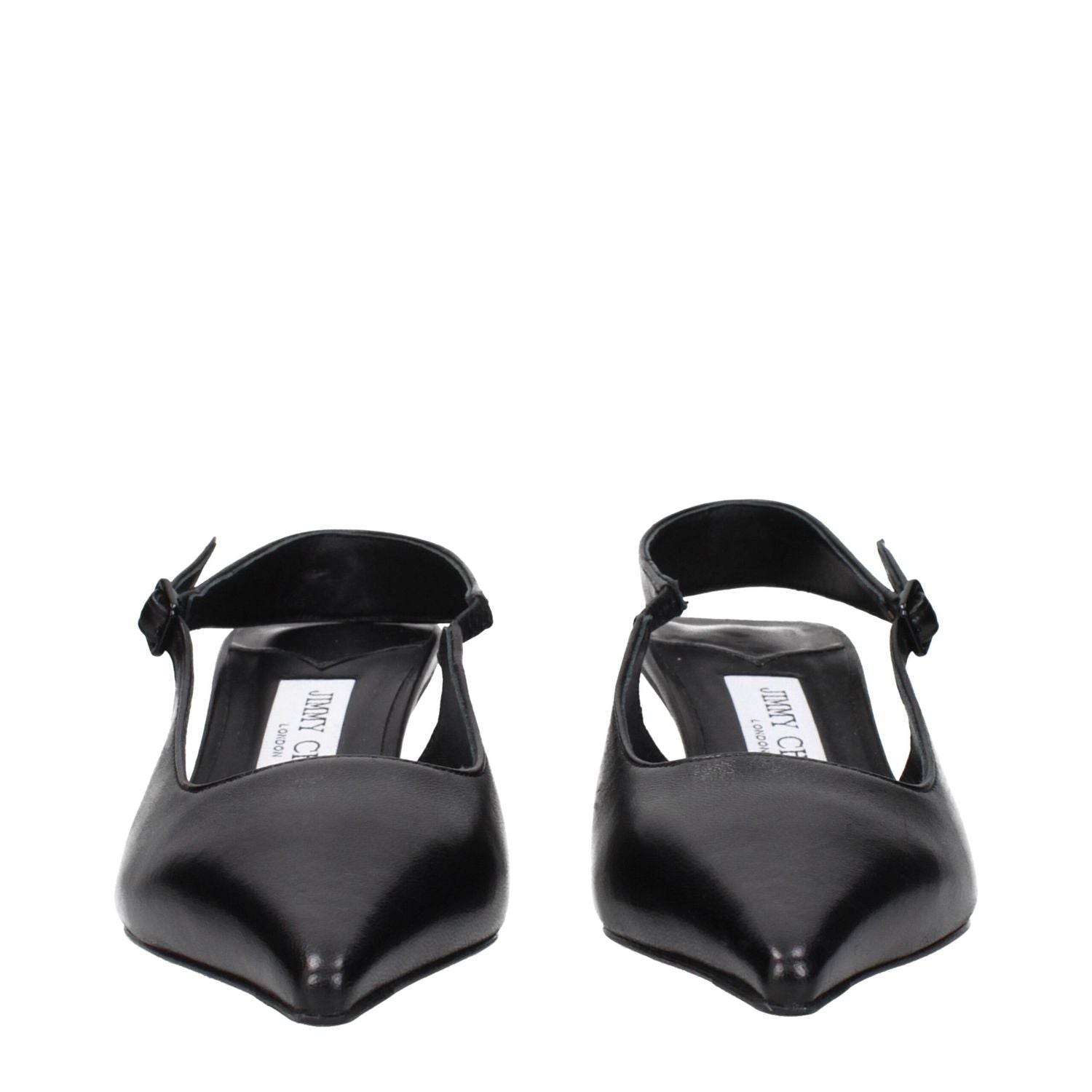 Jimmy Choo Black Leather Sandals