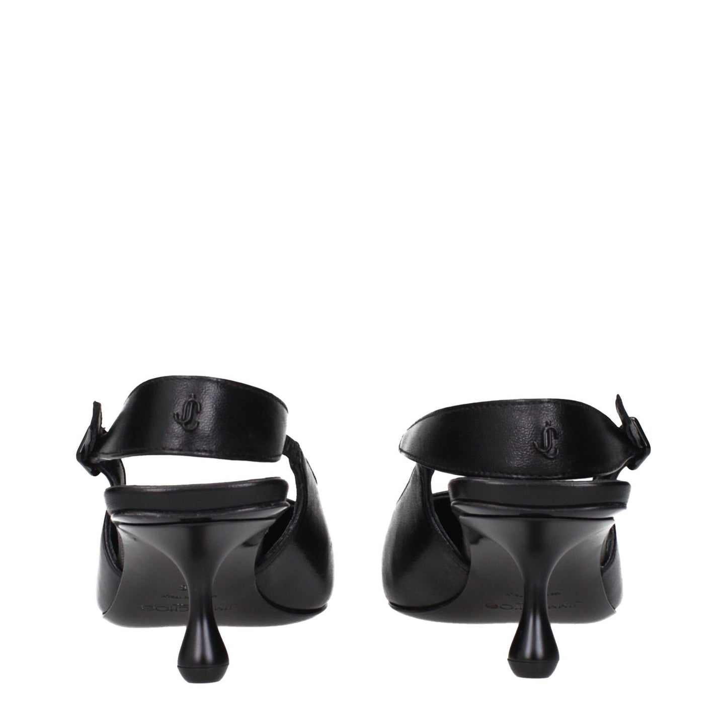 Jimmy Choo Black Leather Sandals