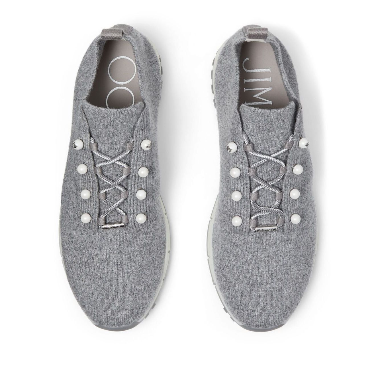 Jimmy Choo Veles Cashmere Knit Trainers