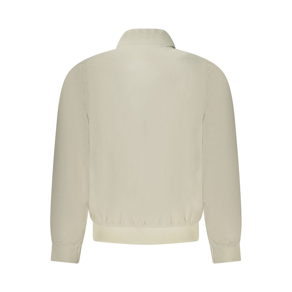 K-WAY Beige Nylon Men Jacket