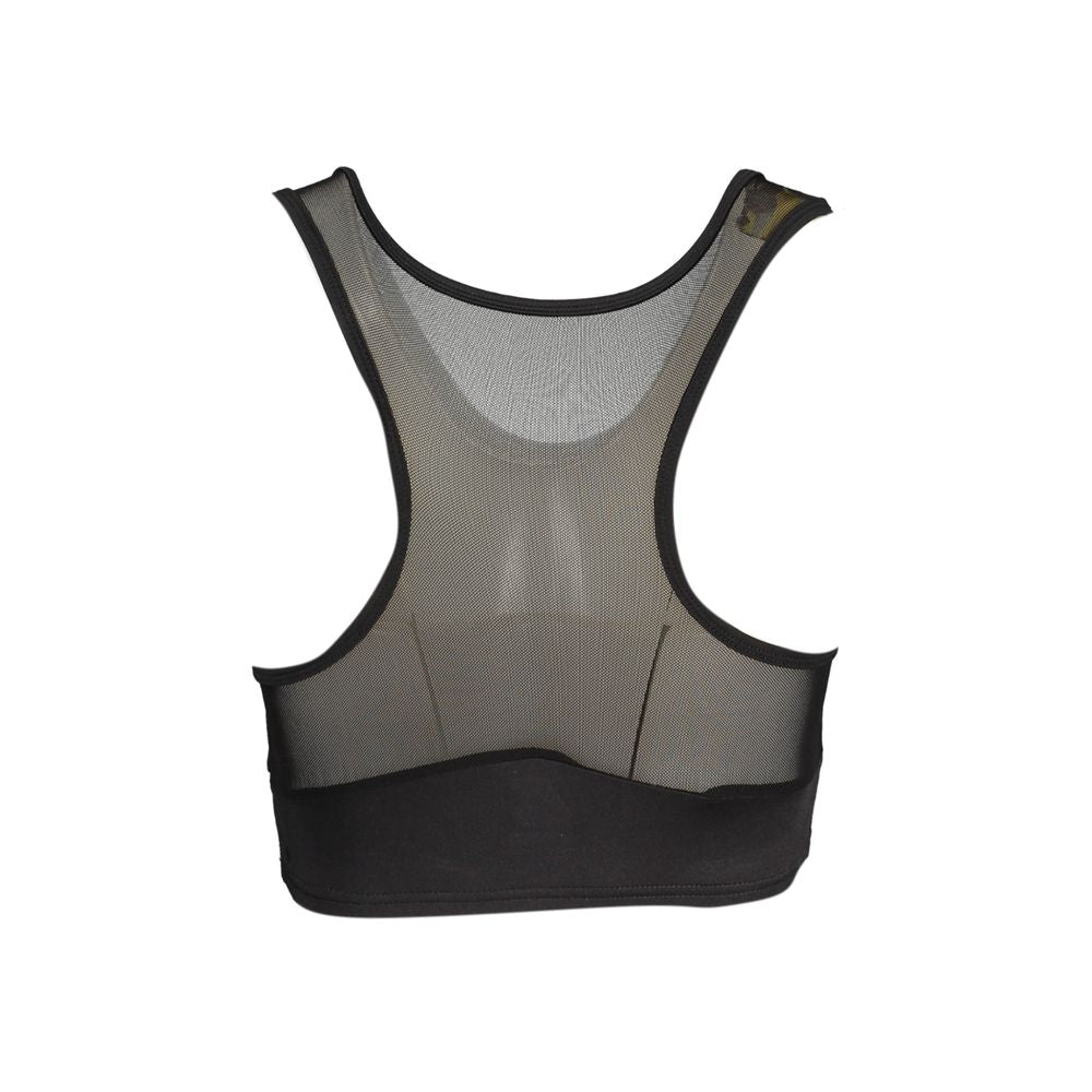 Front view with bag zipped and handles upright.
