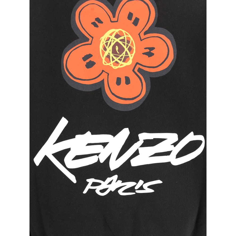 Kenzo Black Cotton Sweatshirt