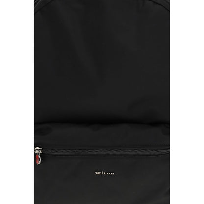 Kiton Black Nylon Backpack 1728,72470364320,Backpacks - Bags,Bags,Black,Kiton,Men,New with tags
