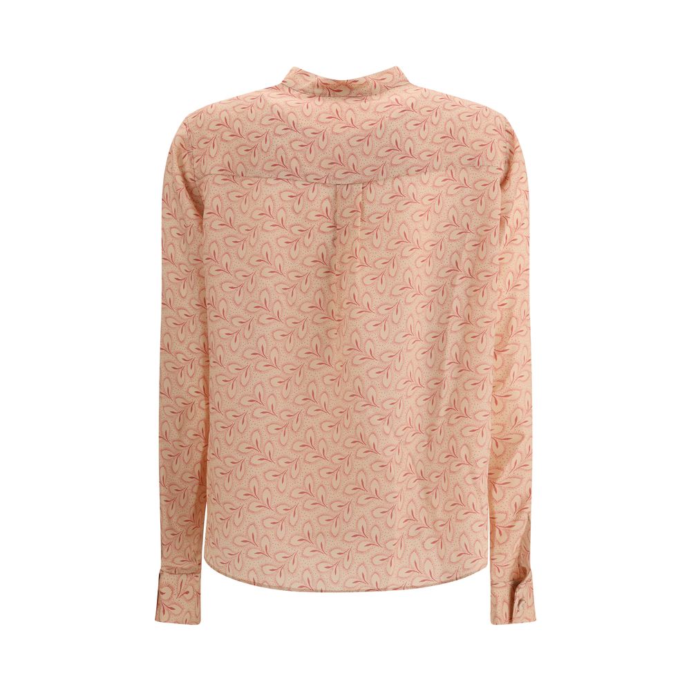 Kristina Ti Multicolor Silk Pattern Shirt