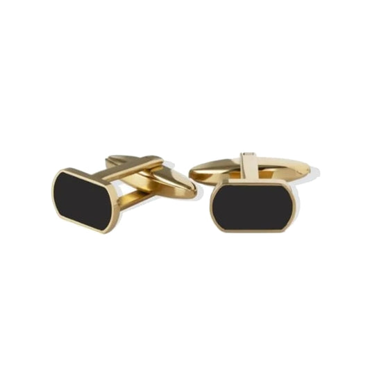 LIU-JO Mod. MLJ593 gold and black cufflinks from Liu-jo Jewels New Collection Jewelry.