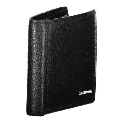 La Martina Black Leather Wallet