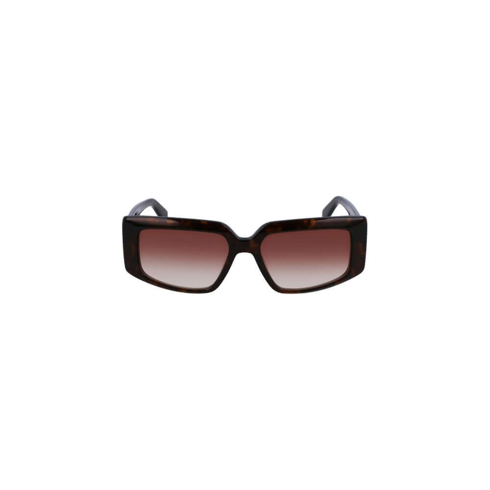 Liu Jo Brown Acetate Women Sunglasses with rectangular lenses and stylish design, perfect for modern elegance.