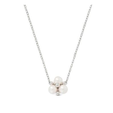 MAJORICA JEWELRY Mod. 15296.01.2.N38.000.1 necklace with pearl pendant on silver chain