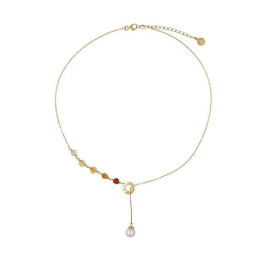 Elegant necklace from MAJORICA JEWELRY Mod. 16687.01.1.000.010.1 featuring pearl and gemstone accents in a delicate gold setting.