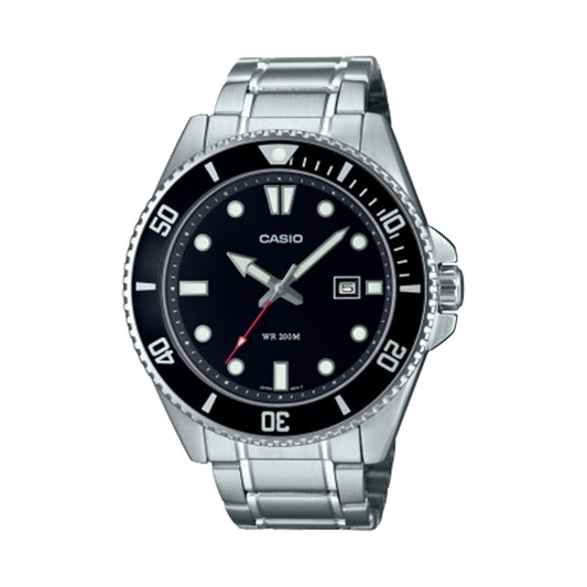 CASIO SPORT Mod. DIVER DATE 200M - BLACK MDV-107D-1A1VEF
