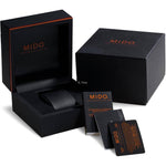 MIDO MOD. BARONCELLI watch packaging including box and warranty cards