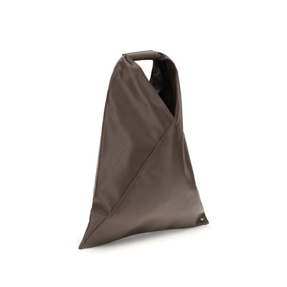 MM6 Brown Polyethylene Handbag
