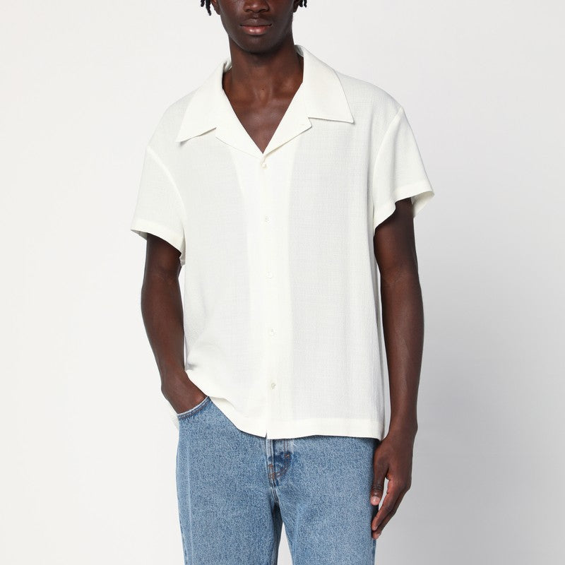 Séfr Noam white wool blend shirt MSS25MAELCO/Q_SEFR-OW_323