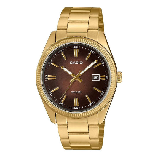 CASIO COLLECTION Mod. DATE. GOLD - BRONZE-0
