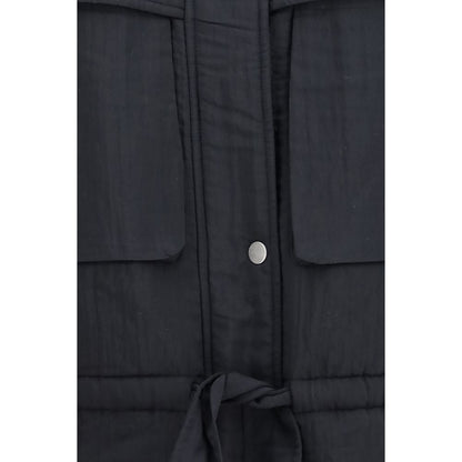 Marant Etoile Black Modal Full-Length Jacket