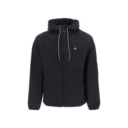 Marcelo Burlon Black Polyamide Shell Jacket
