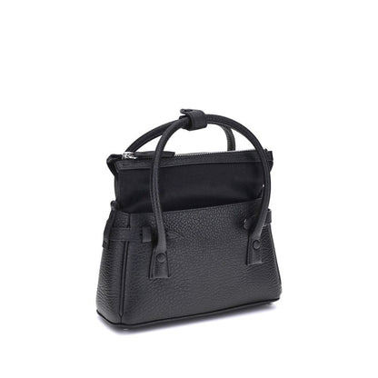 Margiela Black Calf Leather Bos Taurus Handbag