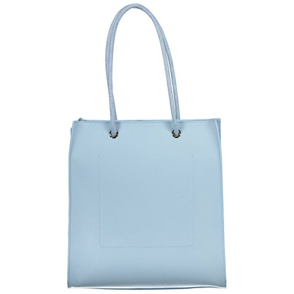 Mario Valentino Blue Polyethylene Handbag