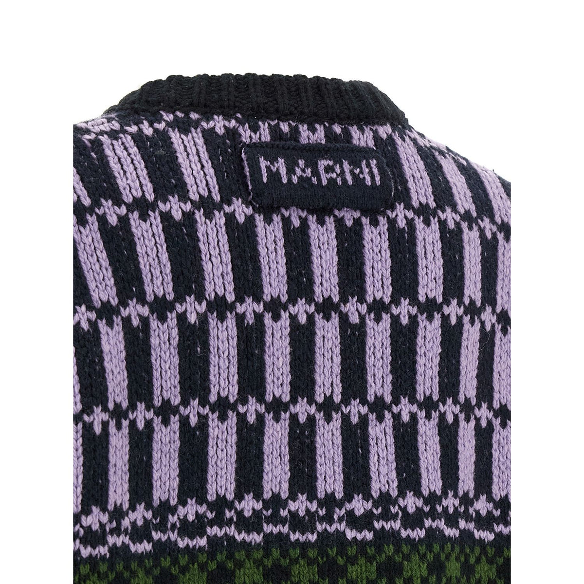 Marni Multicolor Wool Cardigan