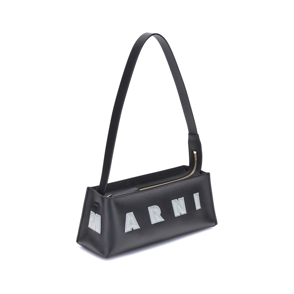 Front view with bag zipped and handles upright.