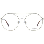 Alt Tag: Max & Co Gold Women Glasses Frame, full-rim metal round style with demo lenses, includes branded case.