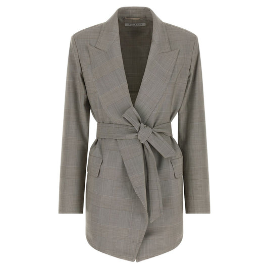 Max Mara Gray Wool Blazer
