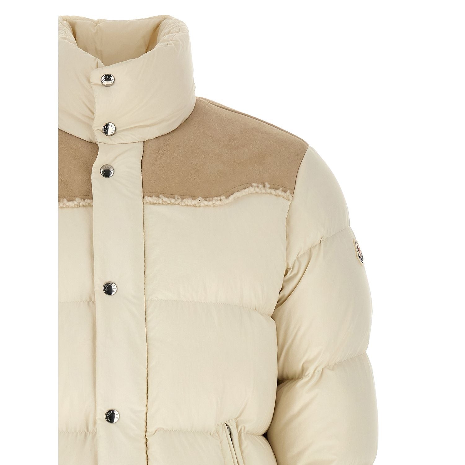 Moncler Beige Polyamide Full-Length Jacket