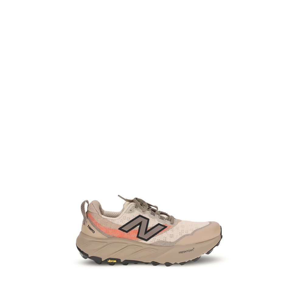 New Balance Multicolor Polyamide Athletic Sneakers with Fresh Foam X technology and Vibram Megagrip outsole for terrain grip.