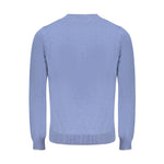 North Sails Blue Cotton Men Sweater